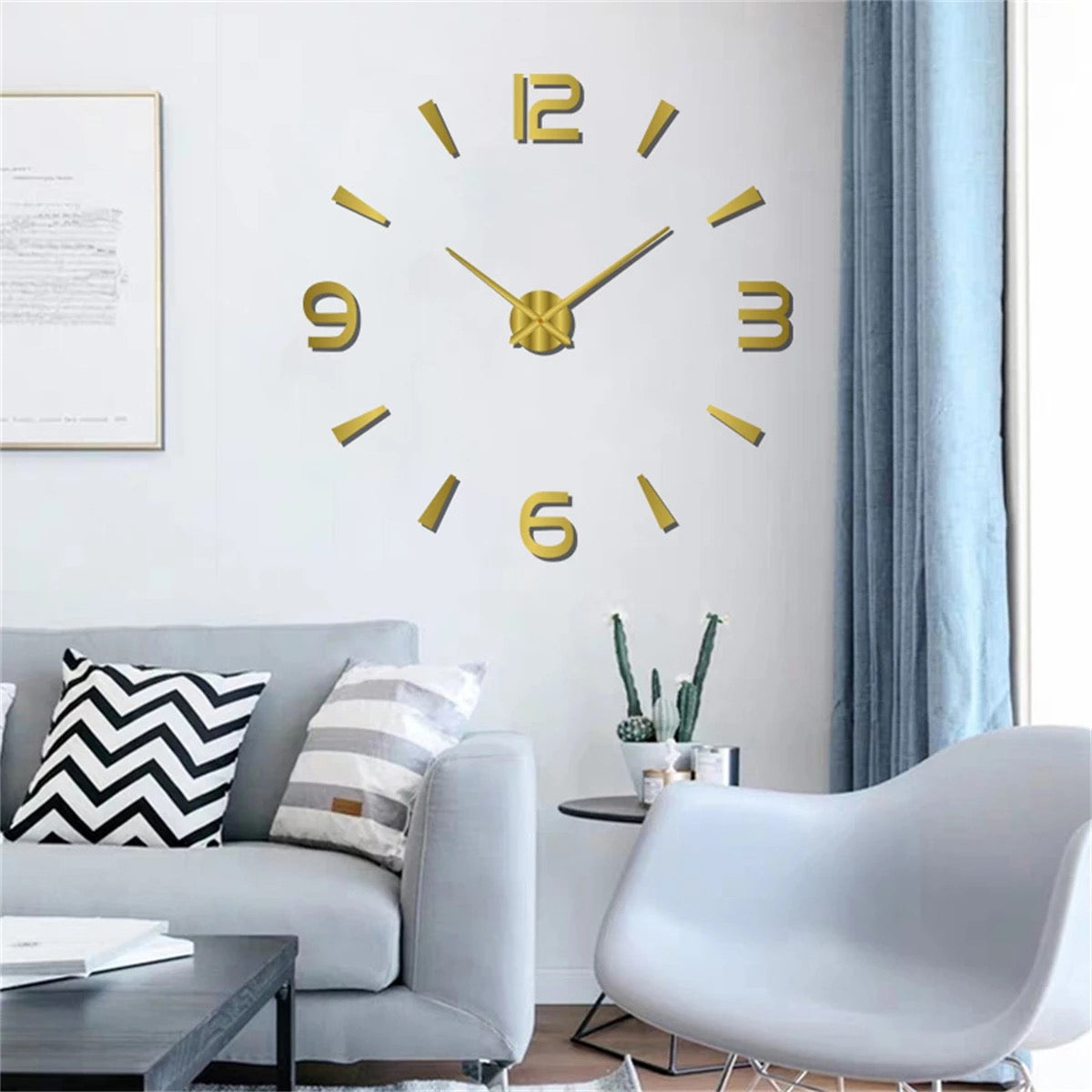 Horloge 3D grand format